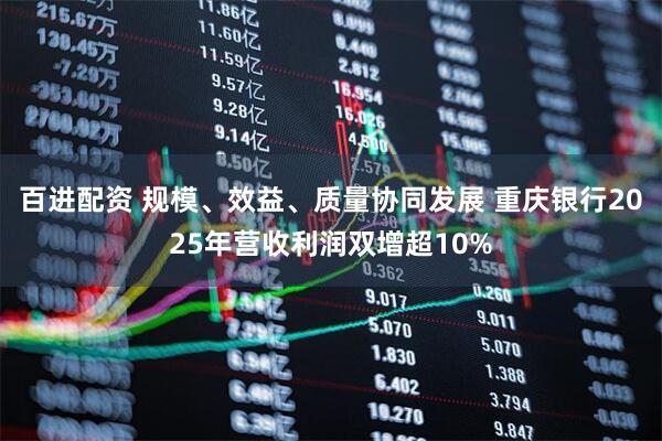 百进配资 规模、效益、质量协同发展 重庆银行2025年营收利润双增超10%